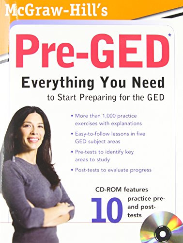 McGraw-Hill's Pre-GED with CD-ROM by McGraw-Hill Education