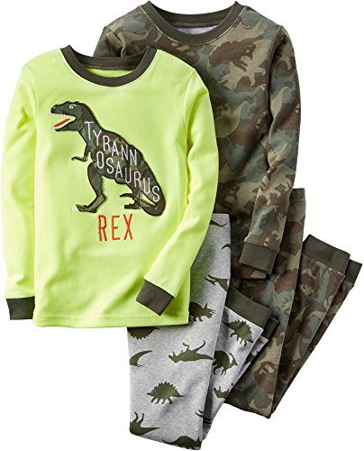Carter's 4 Piece T-Rex PJ Set