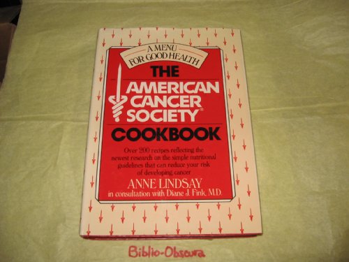 American Cancer Society Cookbook by Anne Lindsay