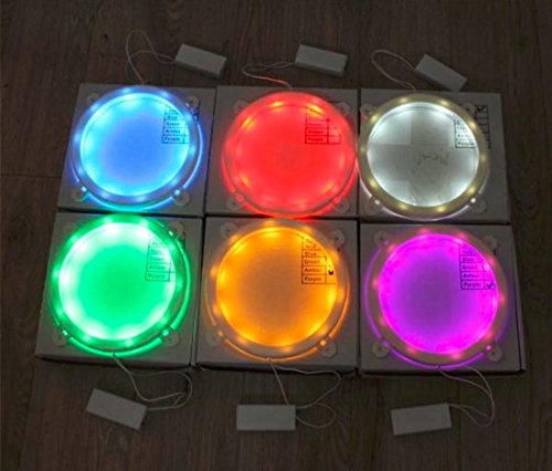 (set of 2) YaeKoo Cornhole Corn Hole Baggo Bean Bag Board Night Light Set