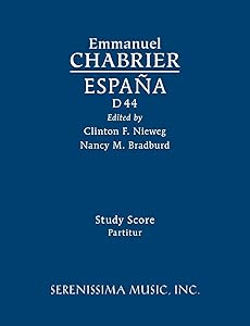 Espana: Study score by Emmanuel Chabrier