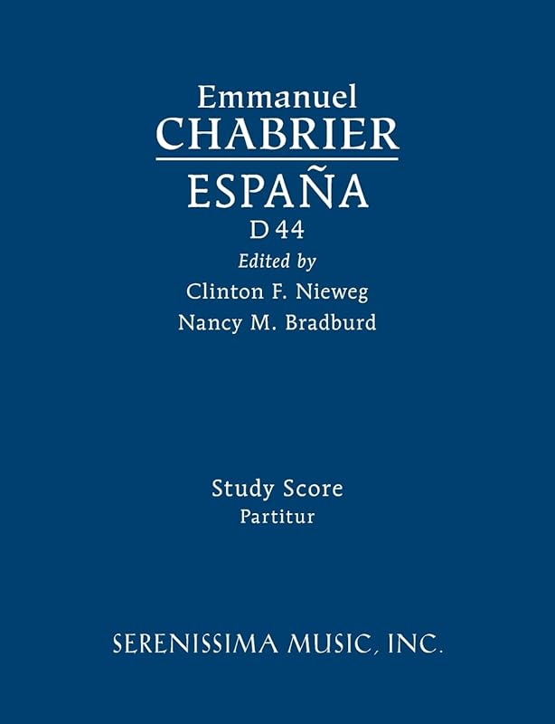 Espana: Study score by Emmanuel Chabrier