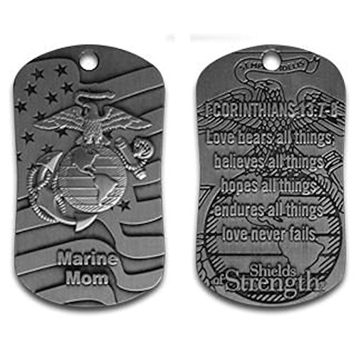 Marine Mom Dog Tag Necklace