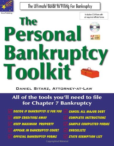 The Personal Bankruptcy Toolkit by Daniel Sitarz