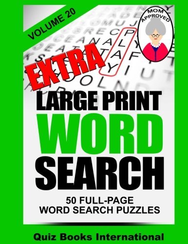 Extra Large Print Word Search Volume 20