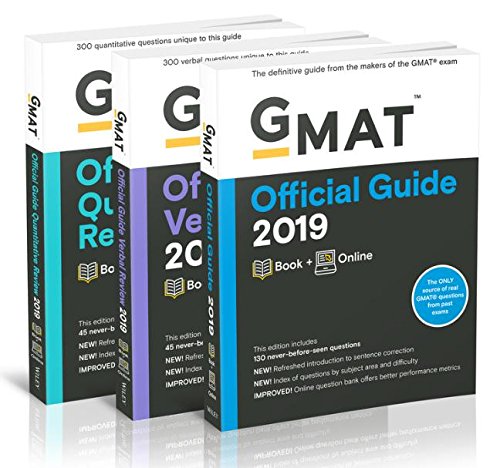 GMAT Official Guide 2019 Bundle: Books + Online by GMAC (GRADUATE MANAGEMENT ADMISSION COUNCIL)