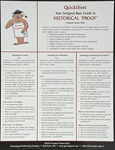 Your Stripped-bare Guide to Historical "Proof"