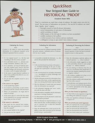 Your Stripped-bare Guide to Historical "Proof"
