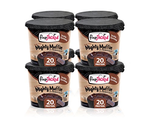 FlapJacked Double Chocolate Mighty Muffin with Probiotics {8 Pack}