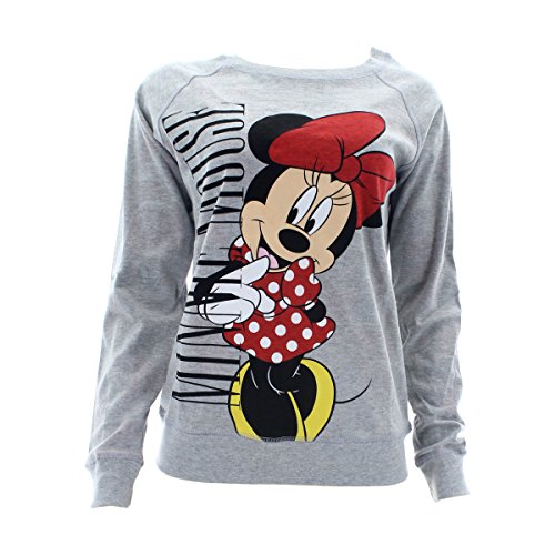 Disney - Women's Minnie Reversible Sweatshirt - Grey