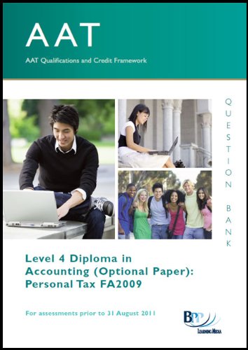 AAT - Personal Tax: Question Bank by BPP Learning Media Ltd