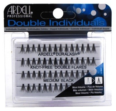 Ardell Double Individuals Knot Free Double Flares Black Med