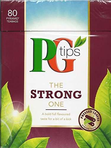 PG Tips The Strong One Pyramid Tea Bags (80 Bags) NEW