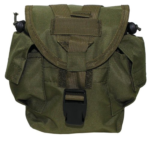 Algopix Similar Product 8 - drinking bottle bag "Molle". OD green