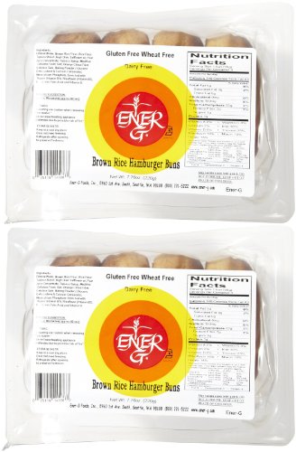 Algopix Similar Product 3 - EnerG Foods Brown Rice Hamburger Buns