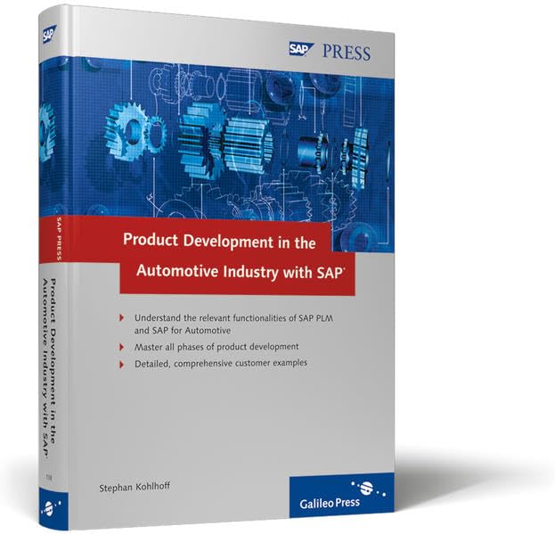 Product Development in the Automotive Industry with SAP by Stephan Kohlhoff