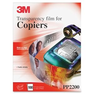 3M PP2200 Plain Paper Copier Transparency Film