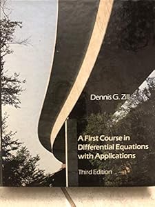 A first course in differential equations with applications