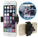 iKross compact Air Vent Car Mount Cradle Stand Holder for Samsung Galaxy S6 S6 Edge, Galaxy Note 4 / Apple iPhone 6 6 Plus / HTC One M9 (2015) and Other Smartphone