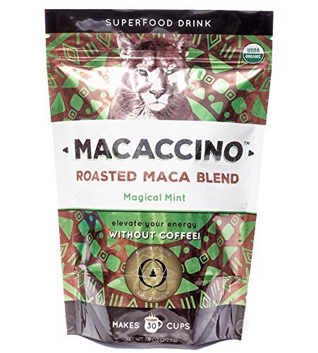 Macaccino: Magical Mint - The Premium Roasted Maca Blend, Coffee Alternative
