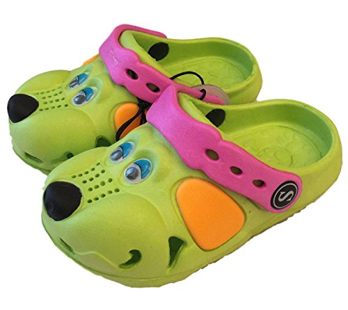 Fresko Kids Puppy Dog Slip On Water Shoe Clogs