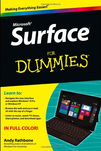 Surface For Dummies by Andy Rathbone