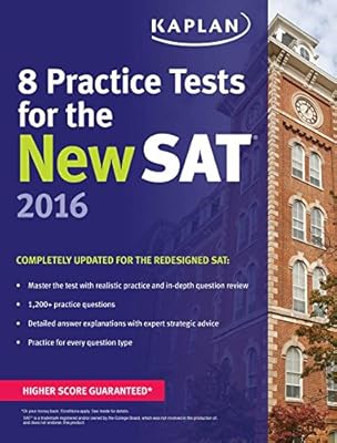 Kaplan 8 Practice Tests for the New SAT 2016