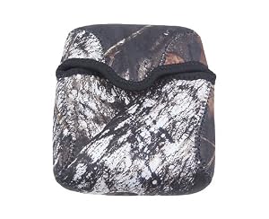 OP/TECH USA 6310112 Soft Pouch-Bino, Small Roof -Neoprene Pouch for Roof-Style Binoculars (5 - 6 Inches x 4.5 - 5 Inches) (Nature)