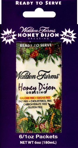 Walden Farms Honey Dijon Salad Dressing Packets - Twelve 1 oz. packets (2 Boxes)