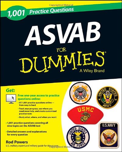 1,001 ASVAB Practice Questions For Dummies by Rod Powers