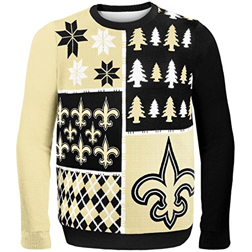 New Orleans Saints Busy Block Ugly Sweater