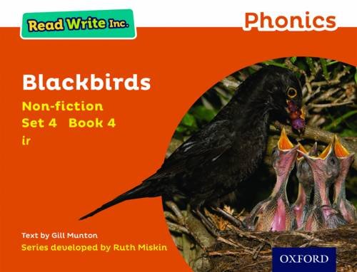 Read Write Inc. Phonics: Orange Set 4 Non-Fiction 4 Blackbirds by Gill Munton