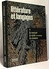 Littérature et langages. Tome 3 : Le roman - Le récit non romanesque - Le cinéma. Textes et travaux. 1975. (Manuel scolaire secondaire, Français)