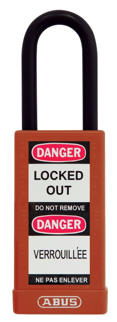 

ABUS 74LB/40 KA Loto Non-Conductive 3-Inch Body with 1-1/2-Inch Shackle, Red