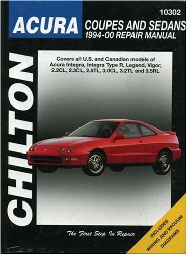 Acura Coupes and Sedans, 1994-00 (Chilton's Total Car Care Repair Manuals) by Chilton