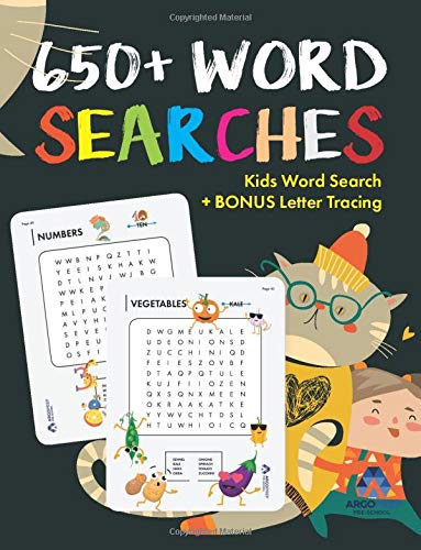 Algopix Similar Product 4 - Kids Word Search 650 Word Searches