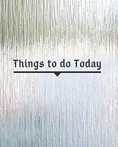 Things To Do Today: Activity planning notepad (Schedule Planner) by Crown Journals