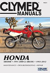 Honda XR600R 1991-2000 &amp; XR650L 1993-2012: This manual does not cover XR650R models