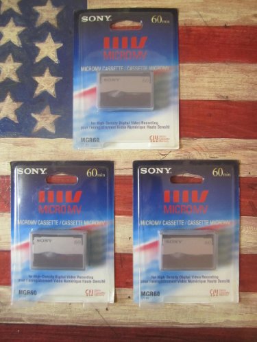Algopix Similar Product 4 - Sony MGR 60 Micro MV tape  1 x 60min