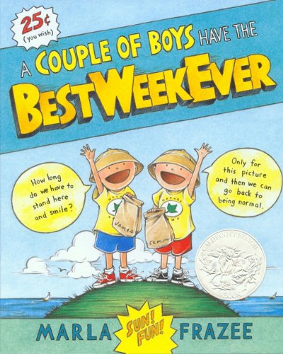 Couple of Boys Have the Best Week Ever Hardcover Book & Audio CD Bundle by Marla Frazee