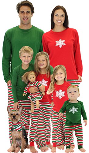 SleepytimePjs Christmas Stripes Family Matching Pajamas