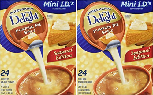 International Delight, Pumpkin Spice Non Dairy Creamer, 24 Count, (Pack of 2)