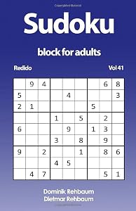 Redido Sudoku block for adults | Volume 41 by Dominik Rehbaum