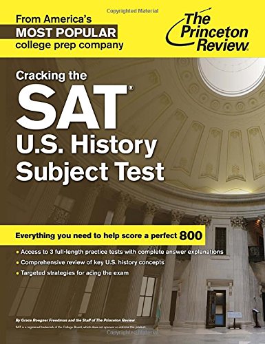 Cracking the SAT U.S. History Subject Test by Princeton Review