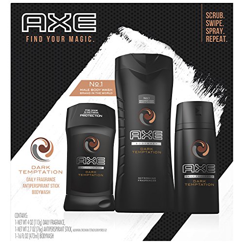 AXE Regimen Gift Set for Men, Dark Temptation
