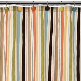 Product Image Home Striped Shower Curtain - Multicolor (72x72") 