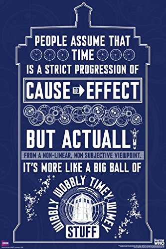 Doctor Who Wibbly Wobbly 24x36 Poster