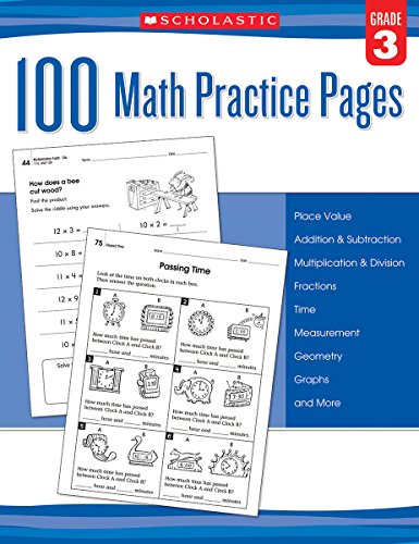 100 Math Practice Pages by Scholastic