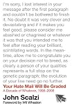 Your Hate Mail Will Be Graded