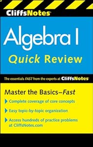 CliffsNotes Algebra I Quick Review, 2nd Edition (Cliffs Quick Review)